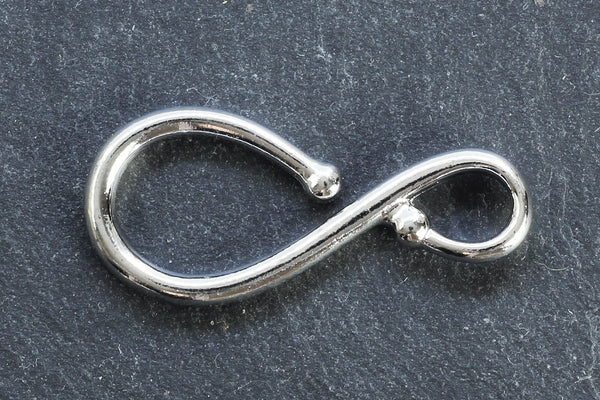 Kerrie Berrie Large Silver S Clasp for Jewellery Making Toggle Necklace 