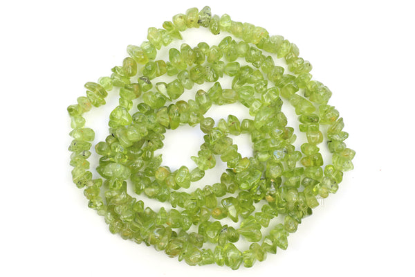 Kerrie Berrie Semi Precious Olivine Chip Beads Strand