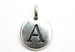 Silver-plated Tierracast Initial Letter Alphabet Charms