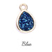 Kerrie Berrie UK Druzy Charms for Jewellery Making Drusy Bead Charm Pendants for Making Jewellery at Home