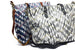 Kerrie Berrie UK Tie Dye Shibori Embroidered Tote Bag with Shoulder Strap