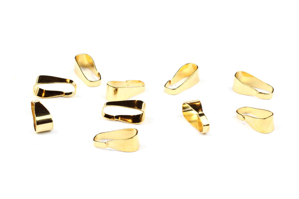 Gold-plated Bails -  10mm (10 pcs)