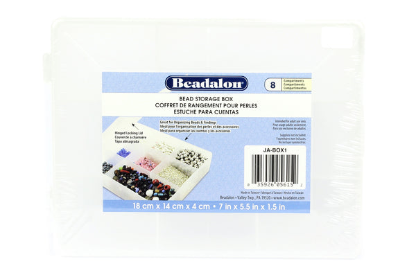 Beadalon 8-Compartment Bead Storage Box