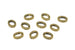 Kerrie Berrie UK Tierracast Gold Plated Oval Bead Frames for Jewellery Making