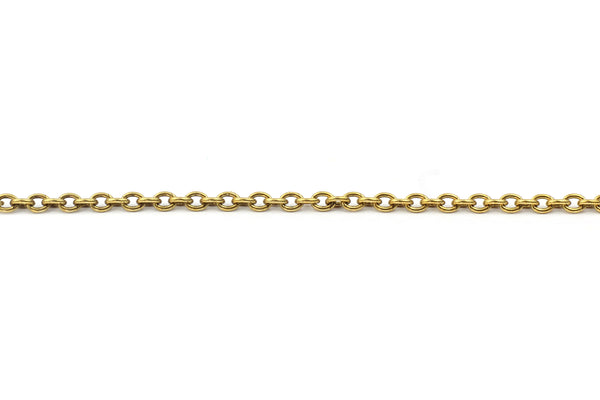 Vacuum Plated Tarnish Resistant Gold Chain by Tierracast.