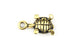 Tierracast Gold Plated Tortoise Turtle Charm for Jewellery Making