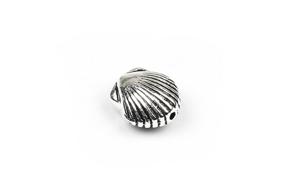 Kerrie Berrie UK Tierracast Silver Plated Shell Bead for Jewellery Making