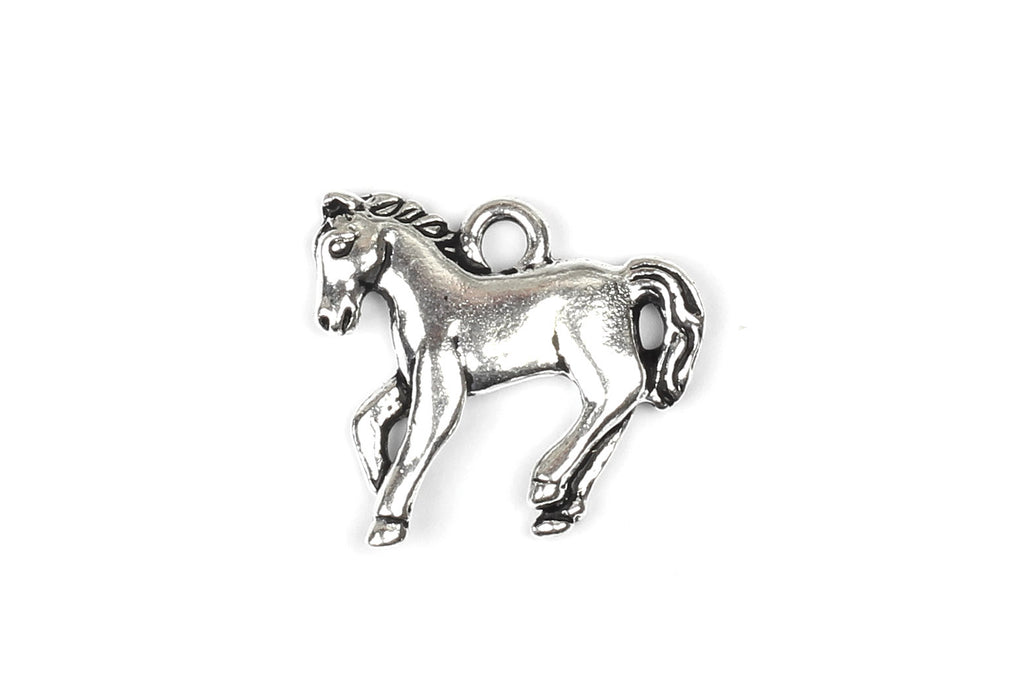 Kerrie Berrie Tierracast Silver Horse Charm for Jewellery Making