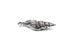 Kerrie Berrie UK Tierracast Silver Plated Spindle Shell Charm for Jewellery Making