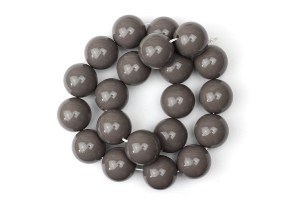 Kerrie Berrie UK Acrylic Beads for Beading and Jewellery Making in Natural Taupe Brown