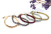 Kerrie Berrie UK_ Handmade Semi Precious Jewellery_Purple Irridescent Bracelet
