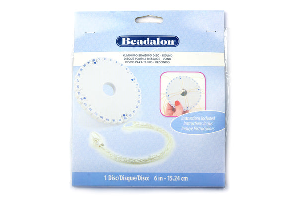 Kumihimo Braiding Disc Round – Instructions Included