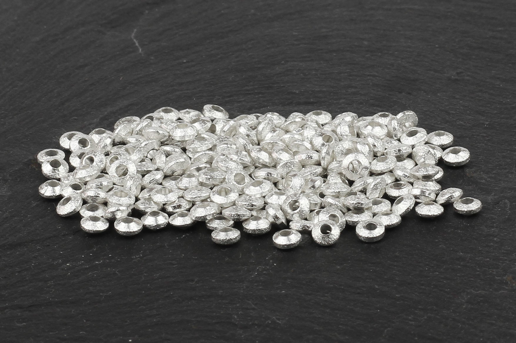 Silver spacer beads shop for jewelry making