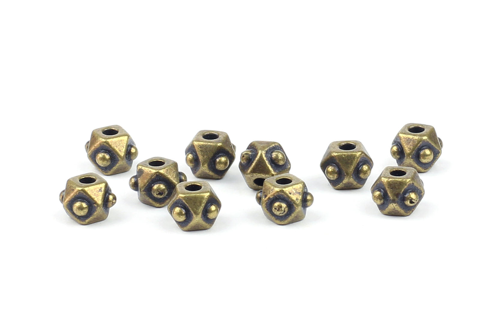Brass store spacer beads