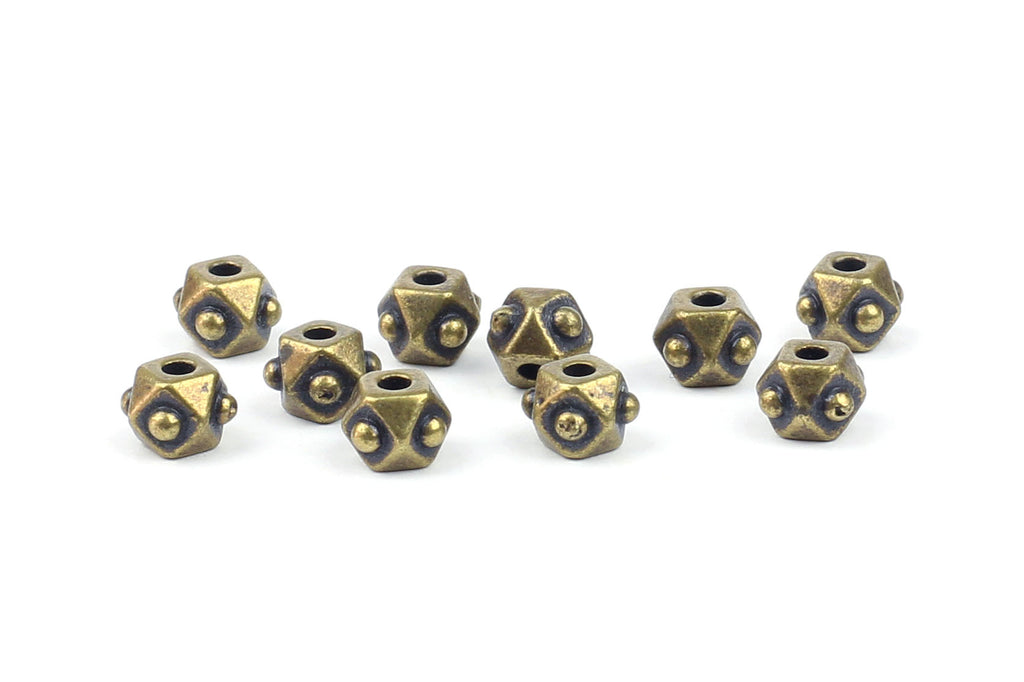 Kerrie Berrie UK Spacer Beads for Jewellery Making in Antique Brass from Tierracast