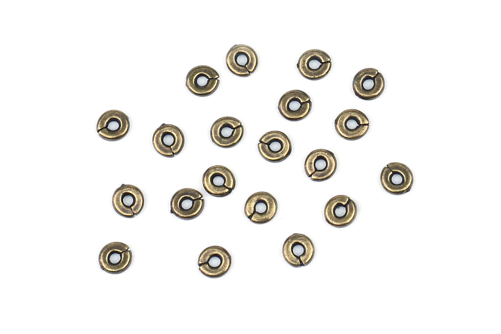 Kerrie Berrie UK Spacer Beads for Jewellery Making in Brass