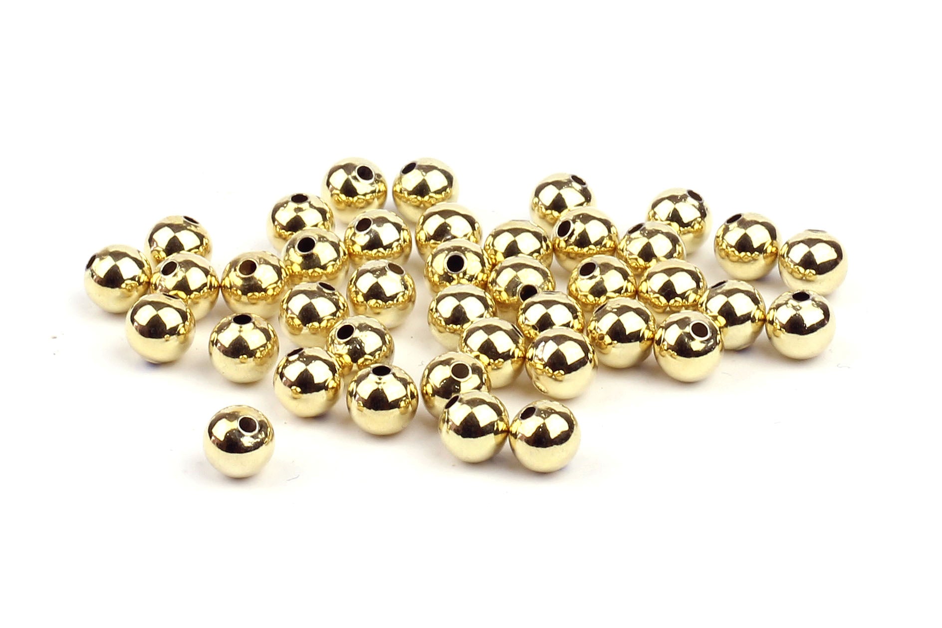 Gold deals spacer beads