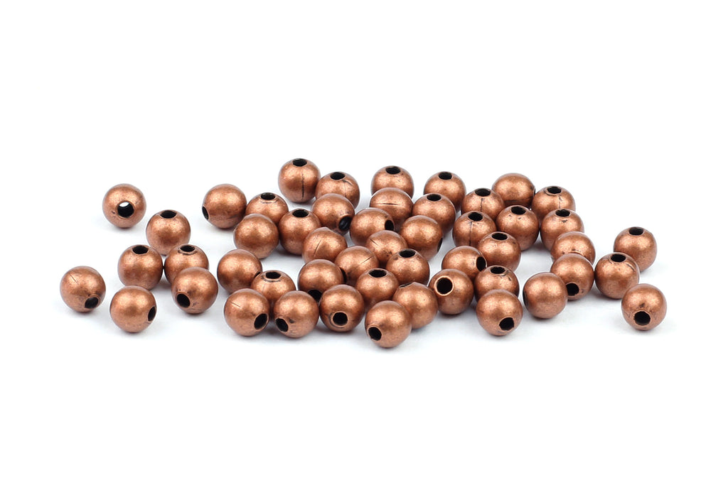 Kerrie Berrie UK Jewellery Making Supplies Spacer Beads in Matte Copper