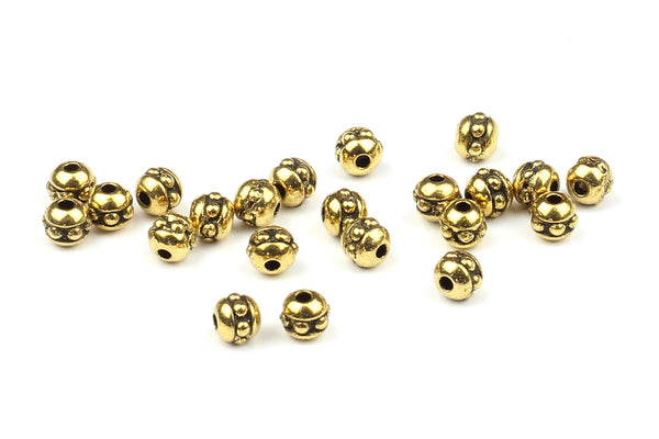 Kerrie Berrie UK Spacer Beads for Jewellery Making in Gold from Tierracast