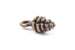 Kerrie Berrie UK Tierracast Copper Pine Cone Charm for Jewellery Making