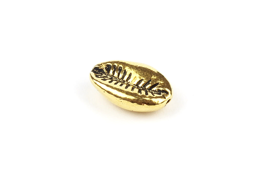 Kerrie Berrie UK Tierracast Gold Cowie Shell Charm for Jewellery Making