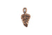 Kerrie Berrie UK Tierracast Copper Ivy Leaf Charm for Jewellery Making