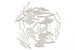 Kerrie Berrie Bugles Tube Beads for Jewellery Making in Silver