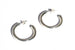 Kerrie Berrie Real Silver-Plate Chunky Hoop Earrrings 