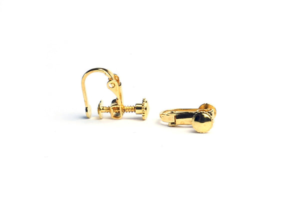 Kerrie Berrie Gold Screw On Earrings
