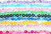 Kerrie Berrie UK Colourful Glass Glow Beads for Beading and Jewellery Making 