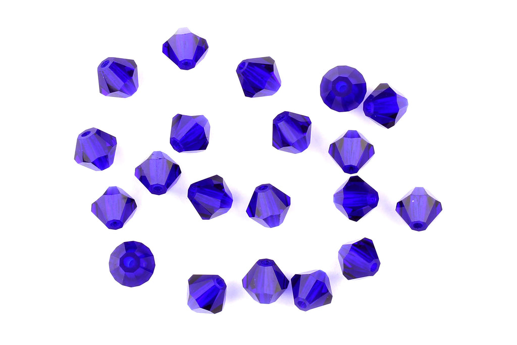 Kerrie Berrie Machine Cut Glass for Jewellery Making in blue