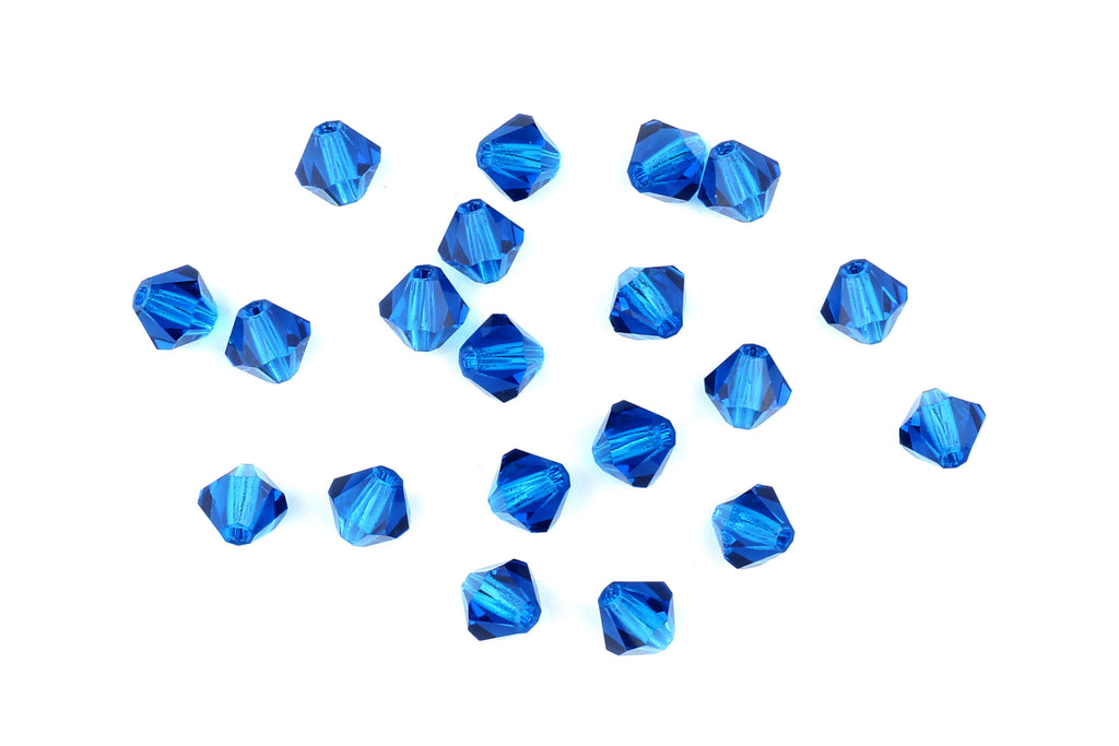 Kerrie Berrie Machine Cut Glass for Jewellery Making in blue