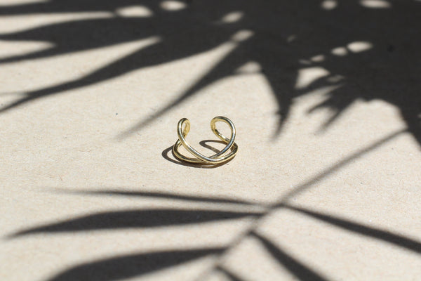 Kerrie Berrie Gold Plated Gold Filled Ear Cuff Earring