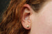 Real Gold-Plated Star Stud Earrings