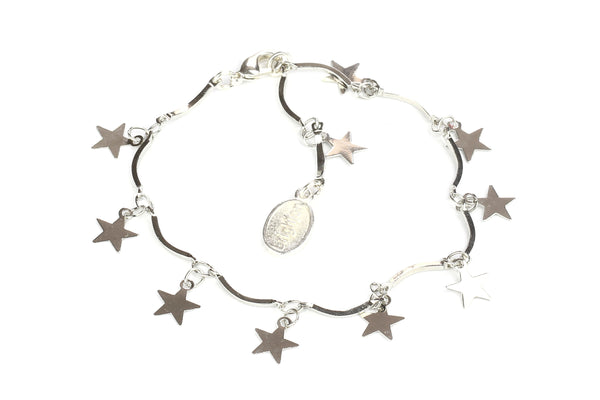 Kerrie Berrie Silver Star Bracelet
