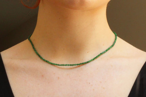 Green Agate Necklace Jewellery Making Kit