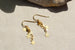 Kerrie Berrie Handmade Gold Star Dangle Drop Earrings From Star Collection