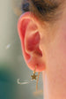 Kerrie Berrie Handmade Gold Star Drop Earrings From Star Collection