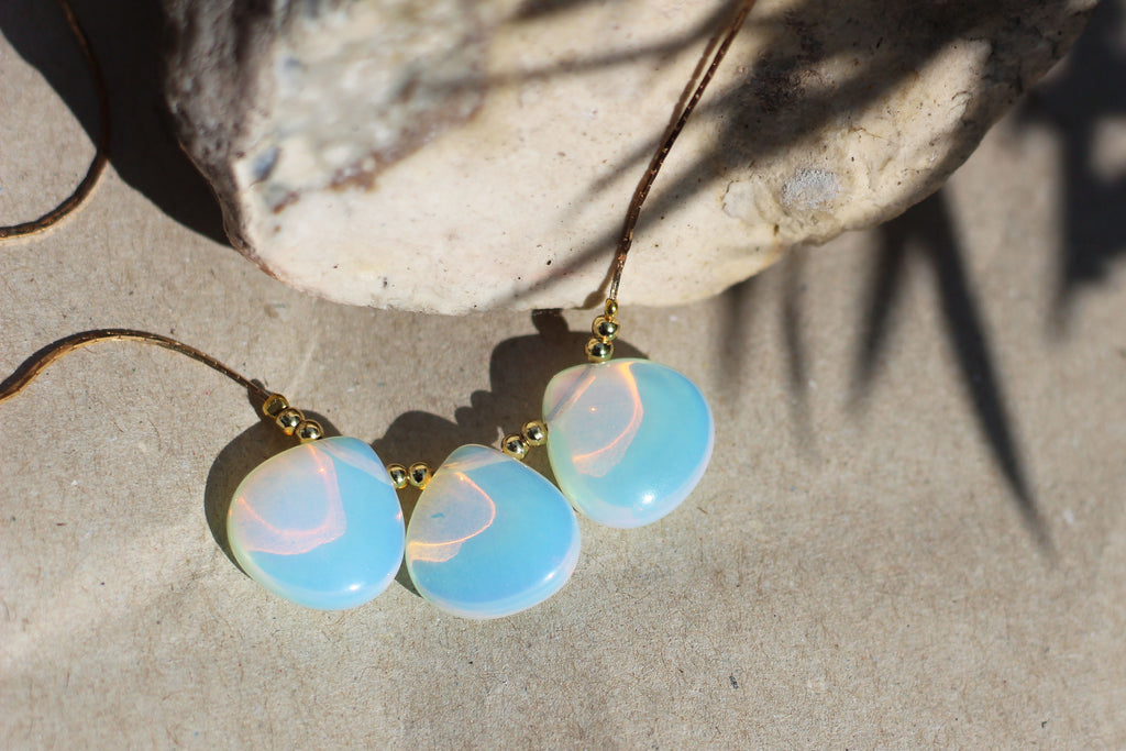 Kerrie Berrie Handmade Wire-wrapped Opalite Necklace