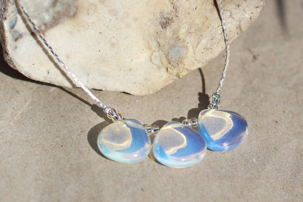 Kerrie Berrie Handmade Wire-wrapped Opalite Necklace