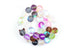 Mixed Rainbow 'Glow' Beads – CHOICE OF 8mm or 10mm