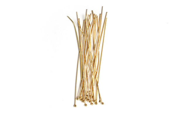 Kerrie Berrie Gold Head Pins for Jewellery Making