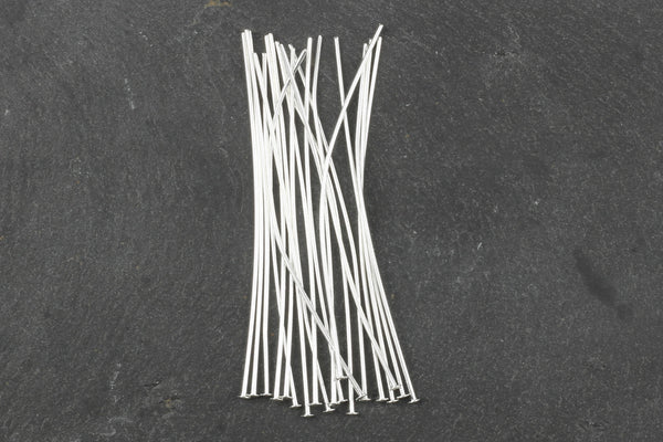 Kerrie Berrie Silver Head Pins for Jewellery Making