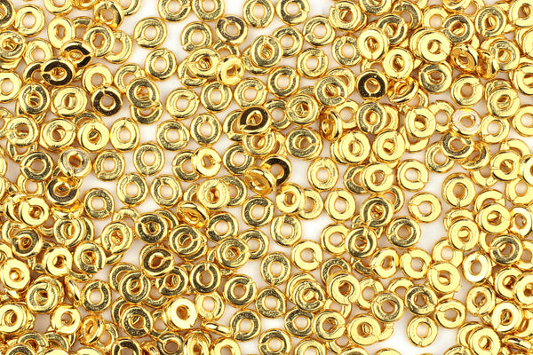 Kerrie Berrie UK Spacer Beads for Jewellery Making in Gold