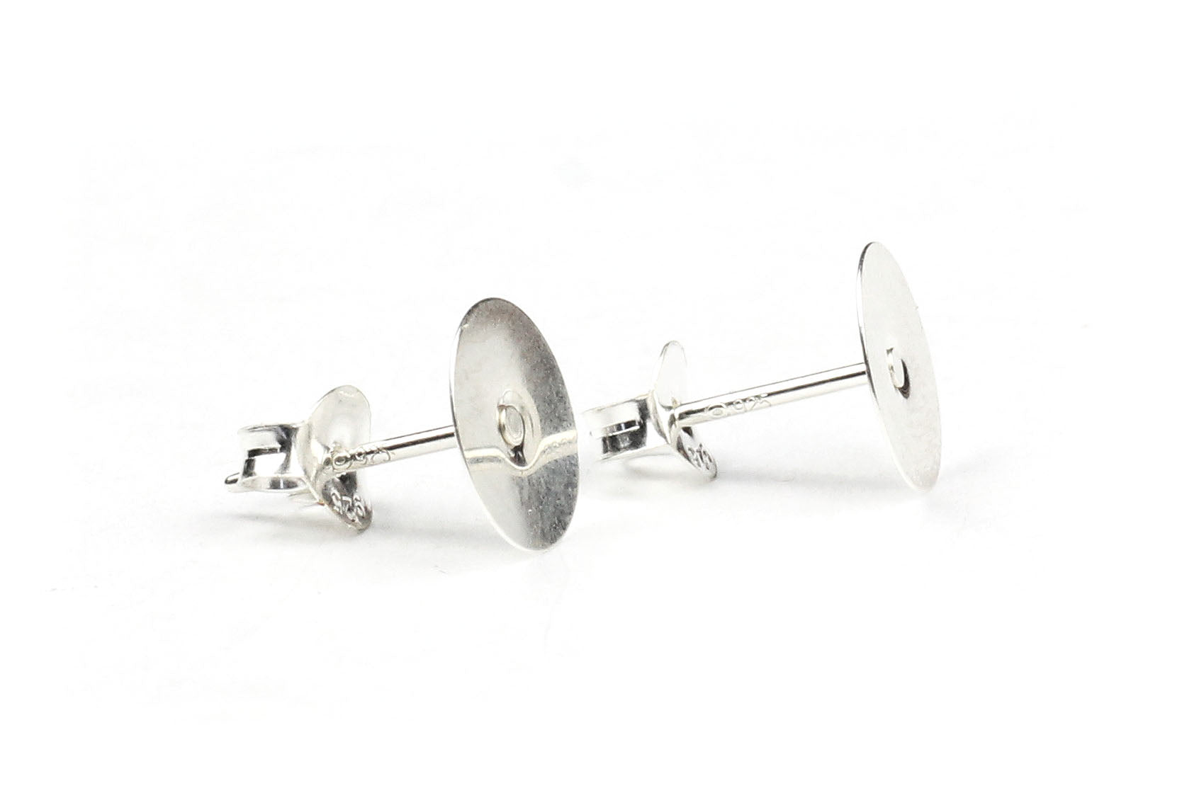 Silver earring post shop