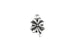 Silver Four Leaf Clover Lucky Charm