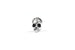 Silver-plated Tierracast 3D Skull Charm