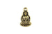 Gold Tierracast Buddha Charm