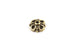 Gold Tierracast Clover Bead Cap