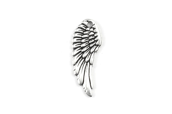 Silver-plated Angel Wing Charm